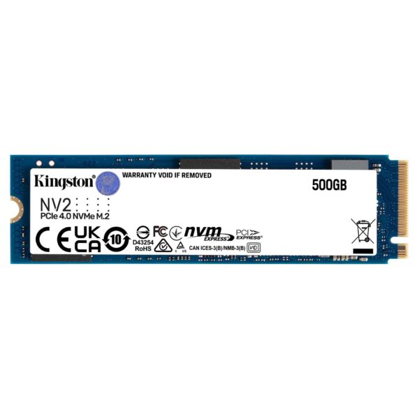 ALMACENAMIENTO | SSD 500GB NV2 PCIe 4.0 NVMe M.2 2280 | KINGSTON