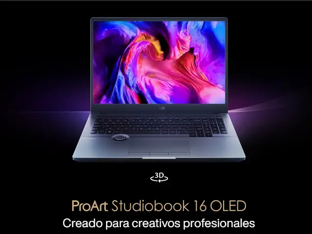 Imagen destacada del Notebook Asus Proart Studio Book 16