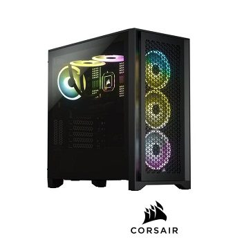 CORSAIR GABINETE 4000D AIRFLOW BLACK