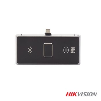 Imagen del módulo lector de huellas, códigos QR y Bluetooth Hikvision DS-KAB673-FBQR.