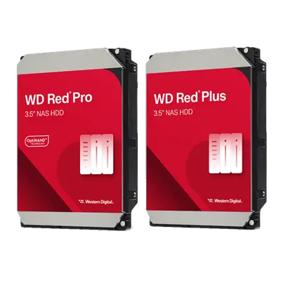 Discos Duros WD-Red Plus y Pro
