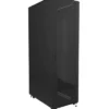 Imagen referencial del gabinete de piso NPC-T42U68B de Nexxt Solutions, ideal para centros de datos y salas de computación con puertas de cristal y malla perforada.