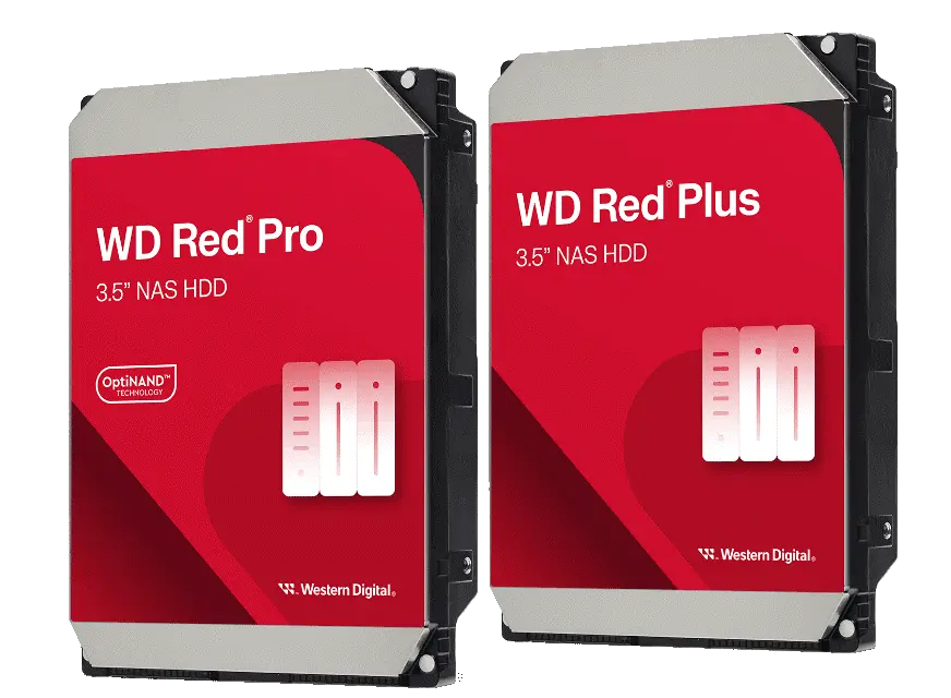 Discos Duros WD-Red Plus y Pro