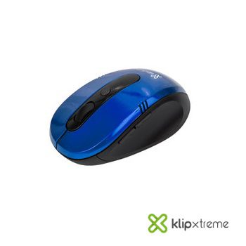 KMW-330 Vector | Mouse Inalámbrico 6 botones 1600 DPI Azul | Klip Xtreme