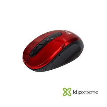 KMW-330 Vector | Mouse Inalámbrico 6 botones 1600 DPI Rojo | Klip Xtreme