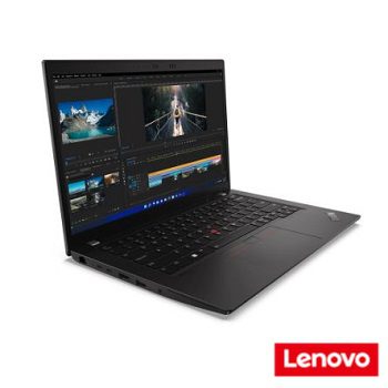 Imagen del Lenovo ThinkPad T14s Gen 4 mostrando su diseño elegante y moderno.