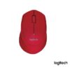LOGITECH M280_INALAMBRICO_ROJO Logitech M280 Red (1000ppp, Receptor USB, Pila)