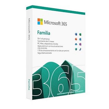 MICROSOFT 365 FAMILIA 15 MESES ESD - DESCARGA DIGITAL (SOLO RTT1)