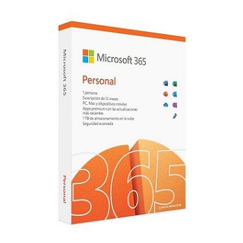 MICROSOFT 365 PERSONAL SUSCRIPCION 12 MESES DESCARGA DIGITAL