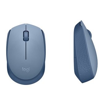 Logitech M170 Blue Grey Clamshell (1000ppp, Nano Receptor USB, Pila)