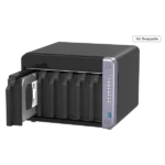 Imagen frontal del NAS QNAP TS-632X con 6 bahías