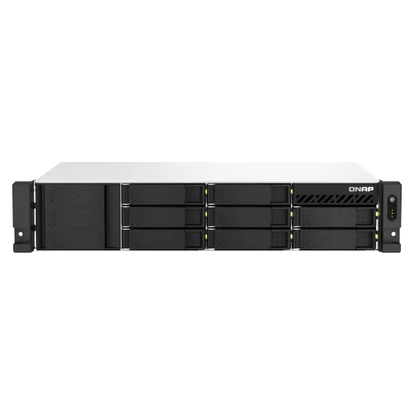 Vista frontal del NAS QNAP TS-873AeU-RP