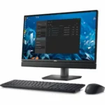 Vista diagonal del PC de escritorio Dell OptiPlex AIO 7420 Frontal