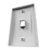 Vista posterior Placa de Pared Nexxt - Faceplate Keystone 1 Puerto RJ45 | Solución Profesional para Cableado Estructurado