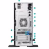 Vista Conectores con detalles de Servidor de Torre HPE ProLiant ML110 Gen11 con Intel® Xeon® Bronze 3408U, 16 GB de RAM y 4 TB SATA.