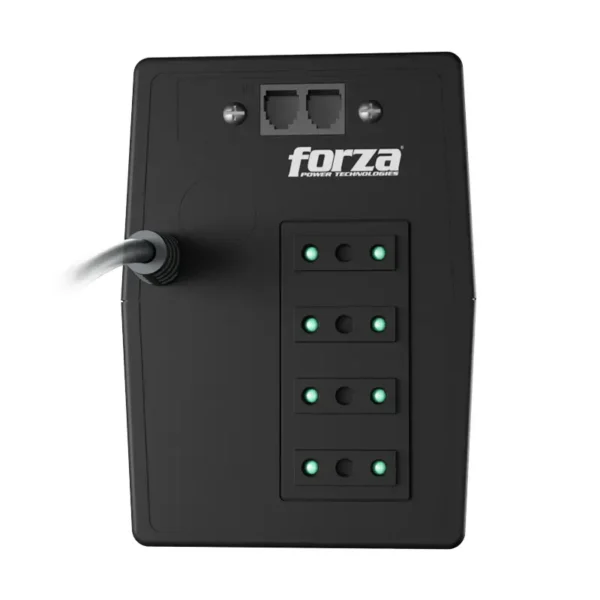 Imagen de Vista trasera y conectores de UPS Forza NT-752C