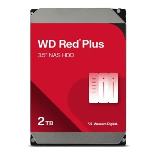 "WD Red Plus 2TB – Disco duro optimizado para NAS con rendimiento superior."