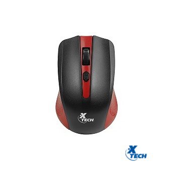 XTM-310RD | Mouse Inalámbrico 4 Botones XTECH Galos Rojo | Logitech