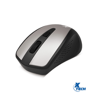 Malta XTM-315 | Mouse óptico inalámbrico de 4 botones | Xtech Gris