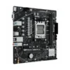 Placa Base Asus Prime A620M-K Placa Base de computador Asus Prime A620M-K para Procesador AMD(AM5) Vista de interfaces y componentes.