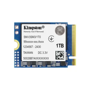 SSD Kingston NV3 1TB NVMe M.2 2230 - PCIe Gen4 Imagen del SSD Kingston NV3 1TB NVMe M.2 2230 - PCIe Gen4