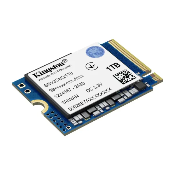 SSD Kingston NV3 1TB NVMe M.2 2230 - PCIe Gen4 - P/N: SNV3SM3/1T0